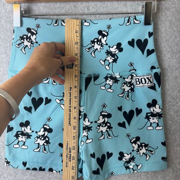 RokTheBox Bike Shorts Women’s Medium Mickey Minnie Mouse Blue Athletic Running - Picture 7 of 10